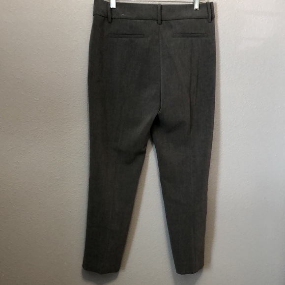 Kirkland Signature Modern Fit Comfort Stretch Ankle Pant Grey Women's 6 slacks - Picture 7 of 16